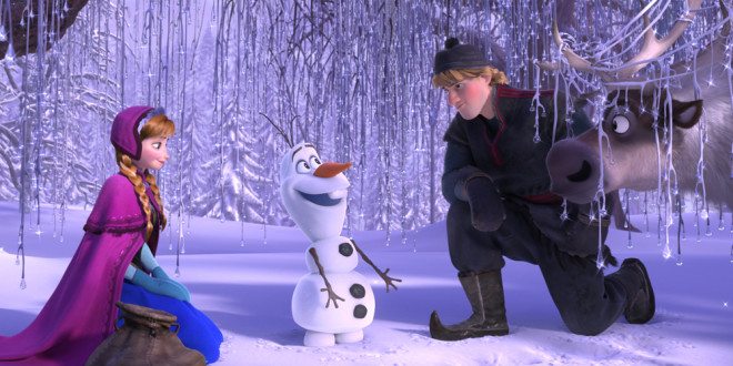 Frozen Anna, Olaf, and Kristoff