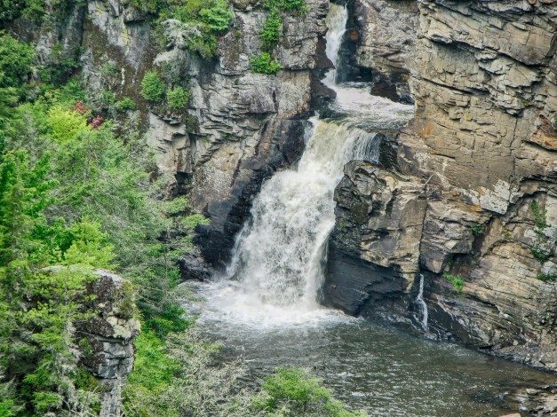 An HDR of Linville Falls, NC.