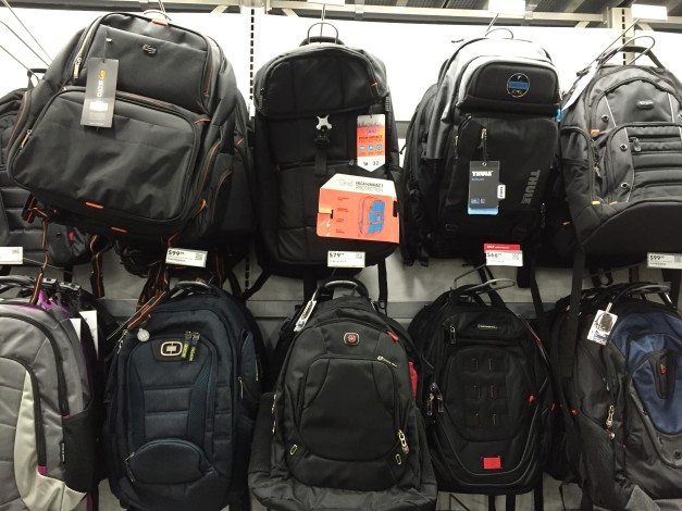 And, hey, look, even backpacks! 