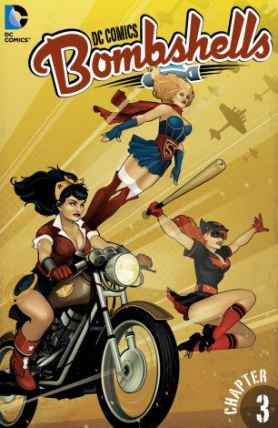 Cover to Bombshells #1, copyright DC Comics