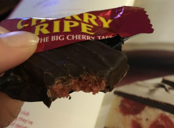 Cherry Ripe Snack