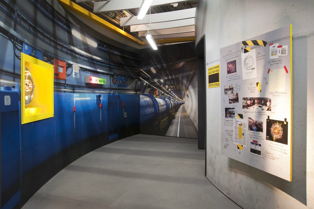 Replica of CERN Hallway