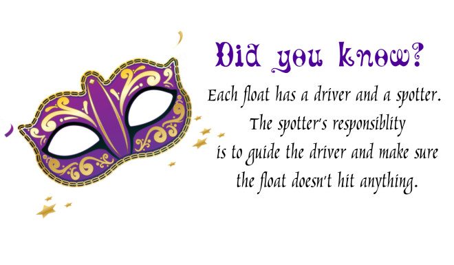 Did you know Mardi Gras spotter