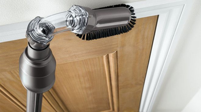Clean hard-to-reach areas with this clever attachment. Image: Dyson