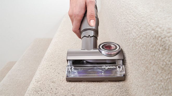 Easily picks up stubborn dust and pet hair. Image: Dyson