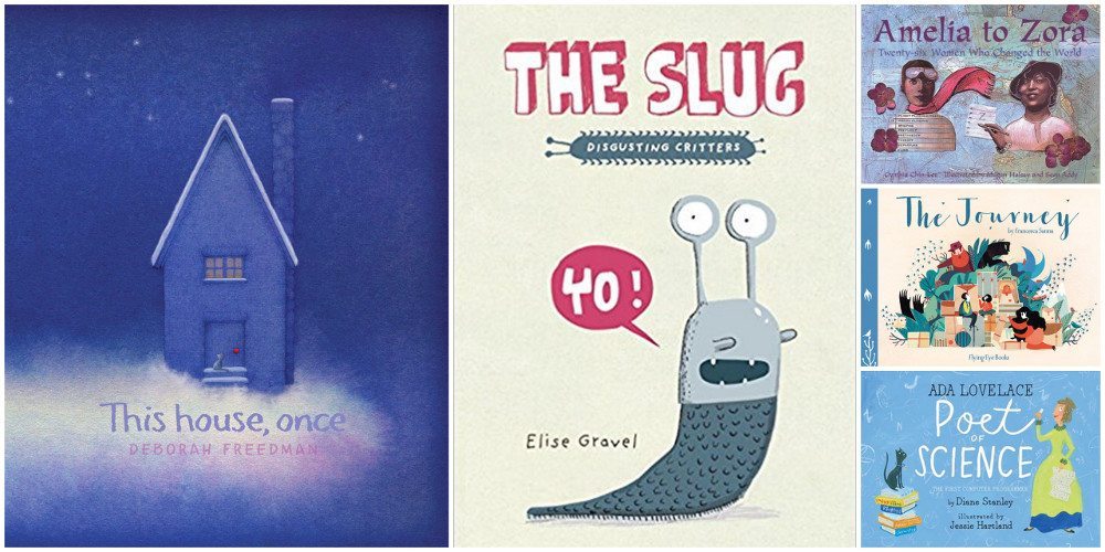 My favorite read-alouds this month. Image credit: Ariane Coffin