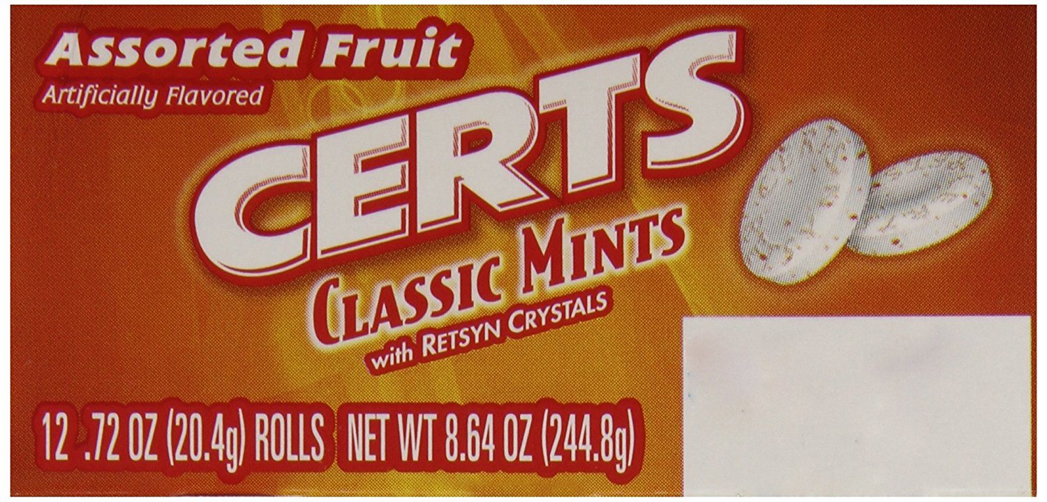 Certs classic fruit flavor. Another Forgotten Food