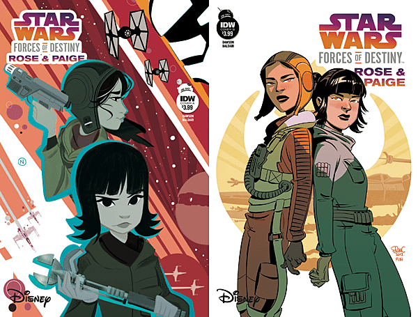 Star Wars: Forces of Destiny #5 - Rose and Paige, Images: IDW Publishing