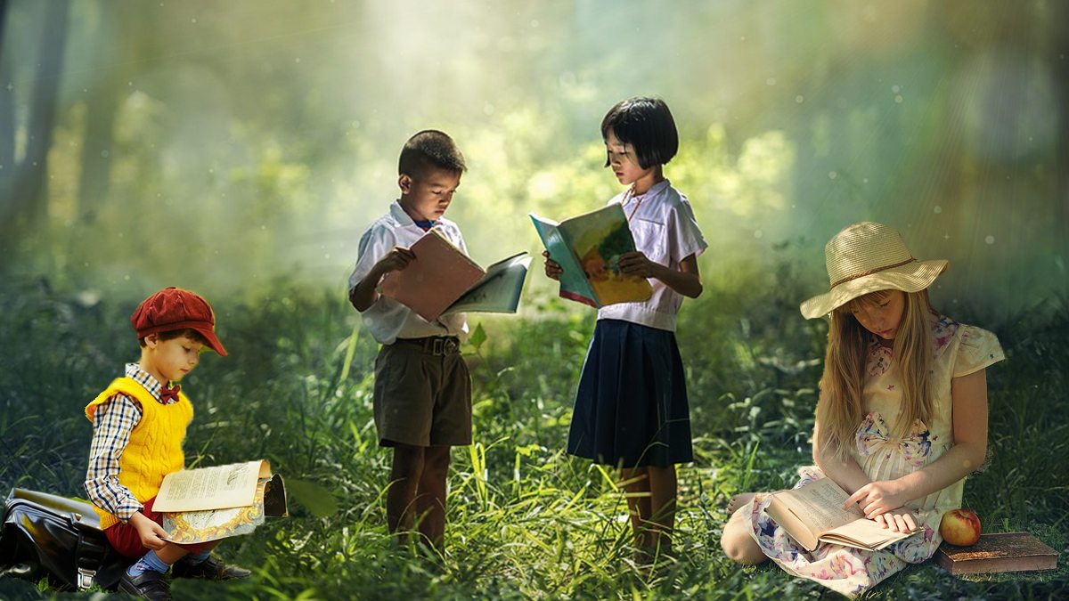 The magic of reading. \ Image Dakster Sullivan