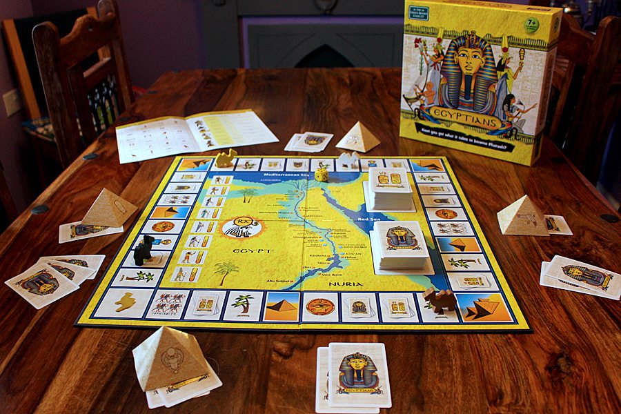 A Game of Egyptians Set Up for Four Players, Image: Sophie Brown
