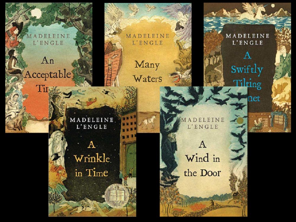 Five books of Madeleine L'Engle's Time Quintet