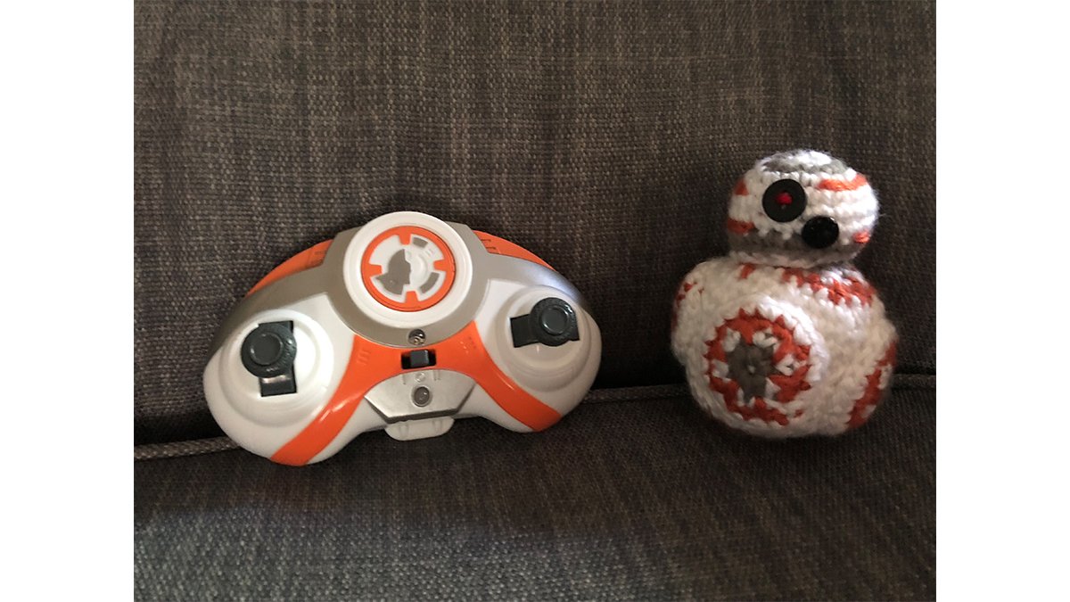 BB-8's controller is not nearly as cute as the BB-8 a friend of mine made me. \ Image: Dakster Sullivan