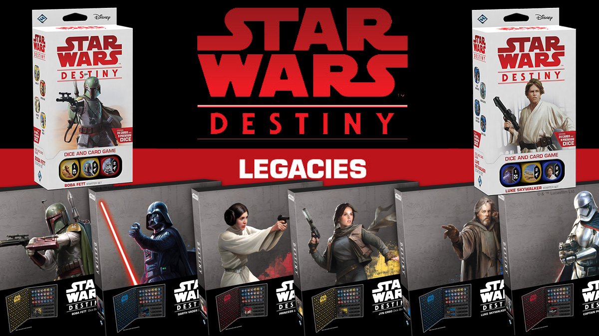Star Wars Destiny Legacies and Storage Binders, Images: Fantasy Flight Games and Lucasfilm