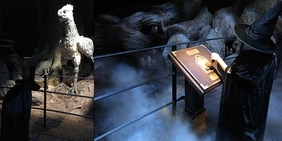 Bowing to Buckbeak and Controlling Special Effects in The Forbidden Forest, Images: Sophie Brown