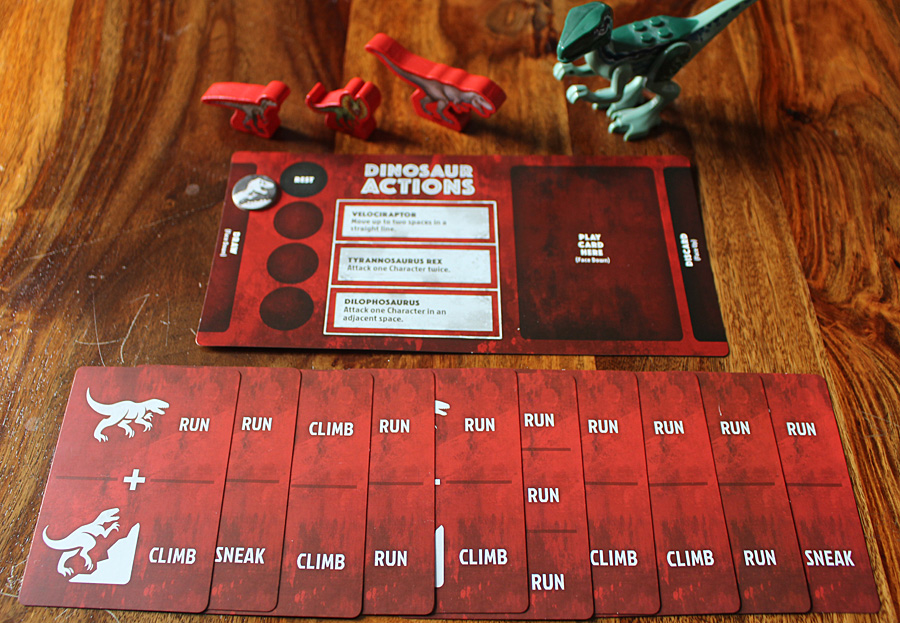 Dinosaur Player's Cards and Player Mat, Image: Sophie Brown