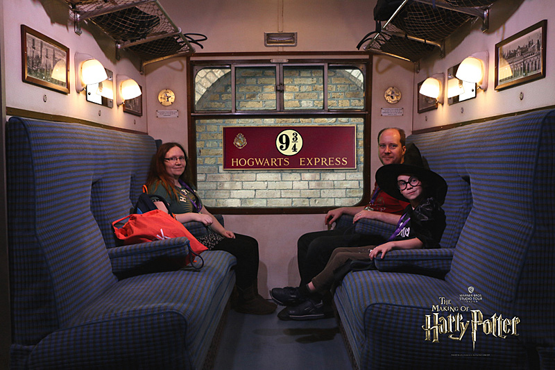 My Family Riding The Hogwarts Express, Image: Warner Bros