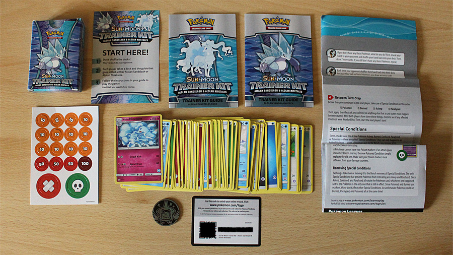 Pokemon Trainer Kit Components, Image: Sophie Brown
