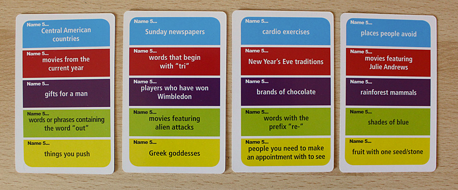 Sample Name 5 Cards, Image: Sophie Brown