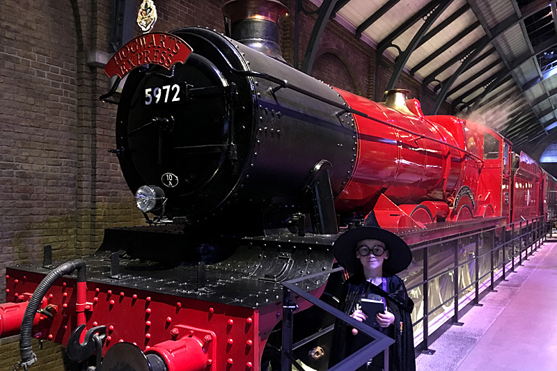 The Hogwarts Express at The Harry Potter Studios Tour, Image: Sophie Brown