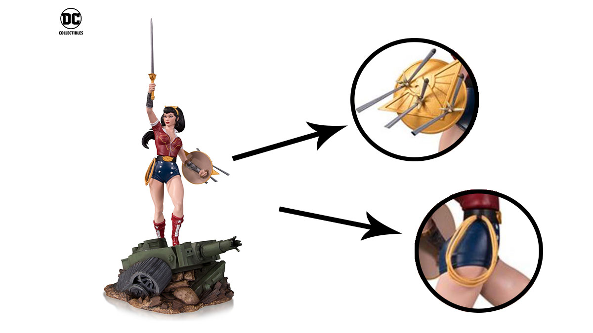 Wonder Woman Detail \ Images: DC Comics