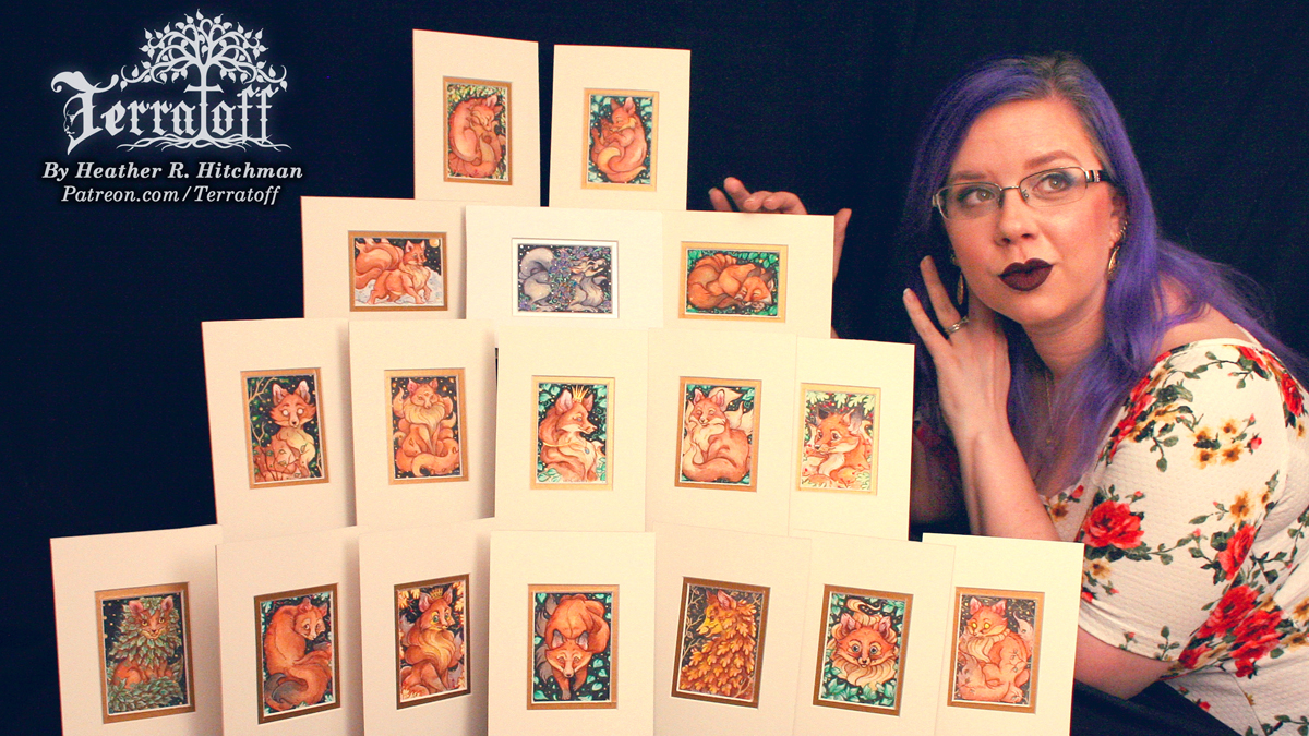 Heather's Kitsune Collection from the Terratoff art series