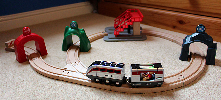 Brio Smart Engine Set with Action Tunnels in Action, Image: Sophie Brown