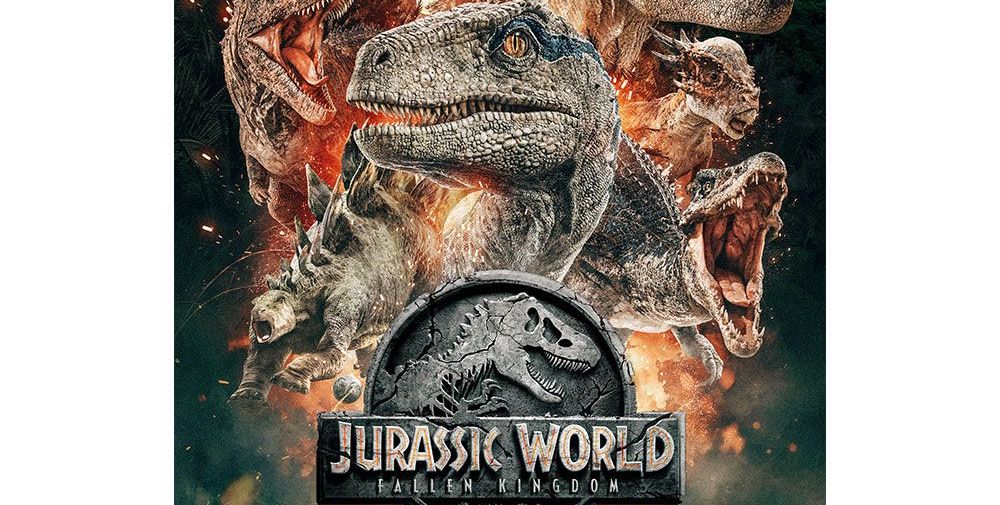 Jurassic World: Fallen Kingdom movie poster giveaway