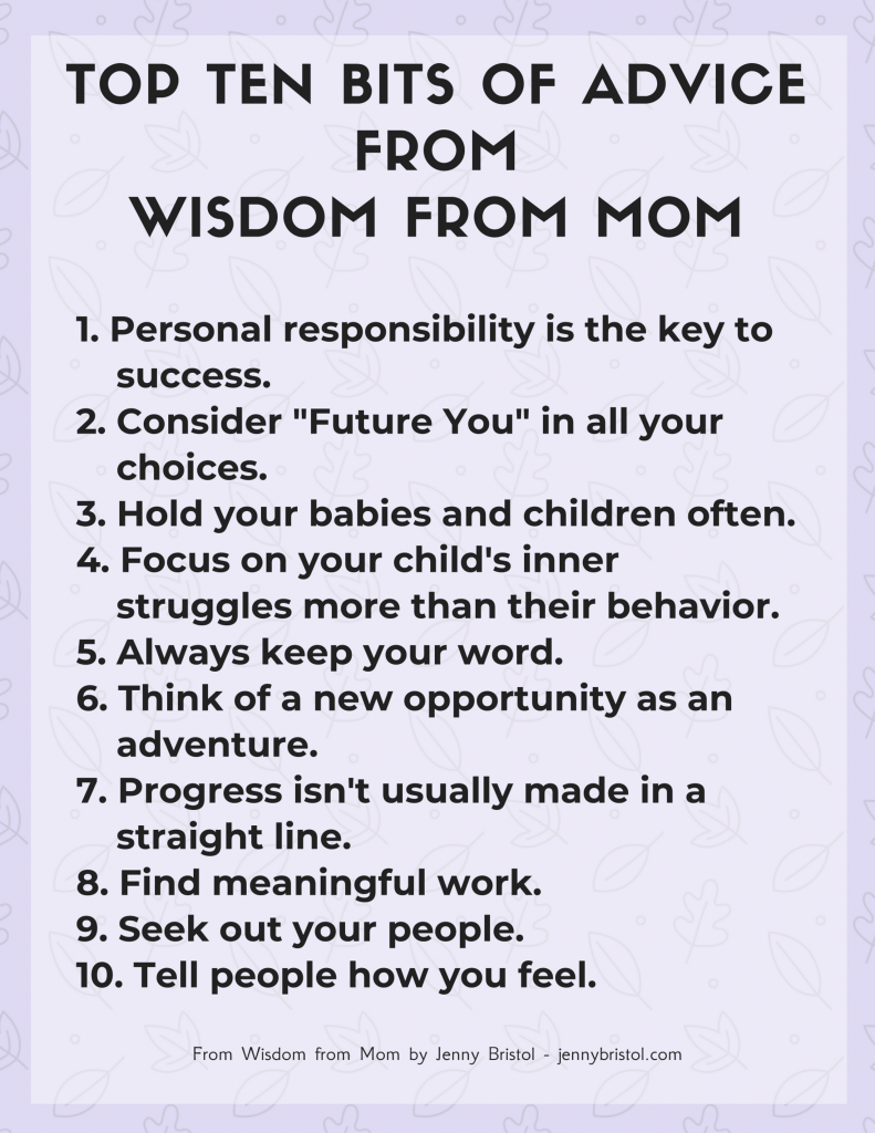 top 10 tips from wisdom from mom
