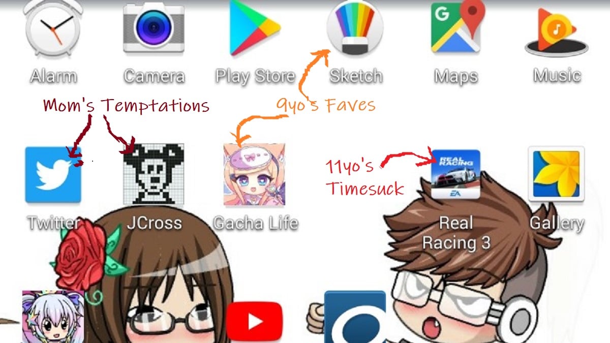 gacha life character - online puzzle