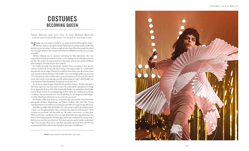 Costumes in Bohemian Rhapsody, Image: Carlton Books