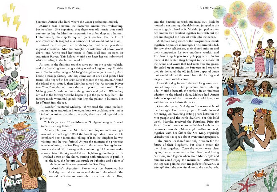 Page Spread from Power to the Princess, Image: Quarto Publishing