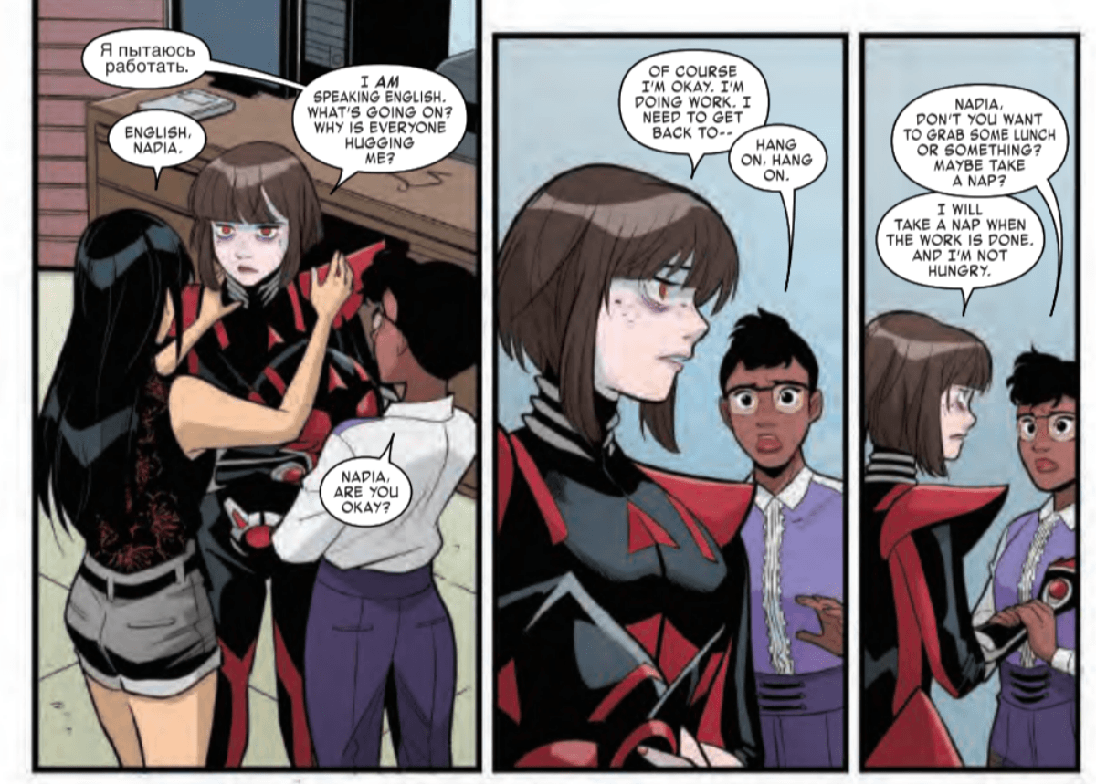 panels from Unstoppable Wasp