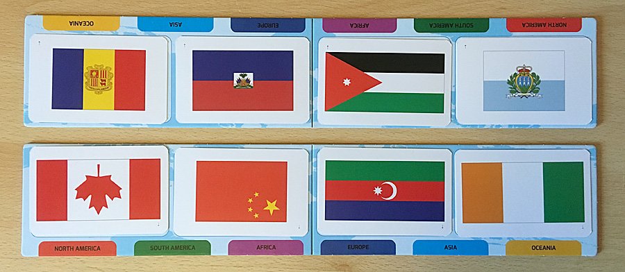Flag Cards at the Start of a Game, Image: Sophie Brown