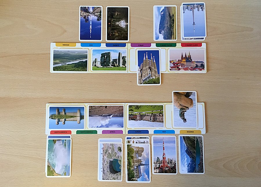 Playing a Two-Player Game of Wonders of the World, Image: Sophie Brown