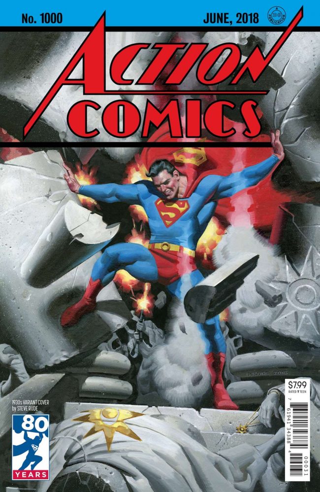 Action Comics #1000 Steve Rude variant cover