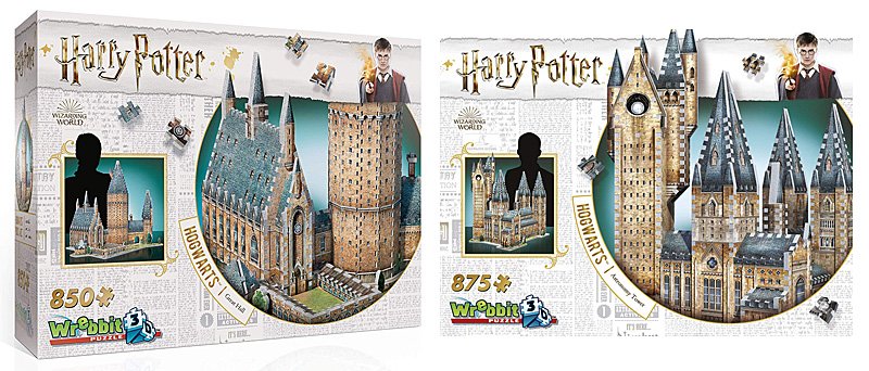 Hogwarts Castle Puzzles, Images: Wrebbit