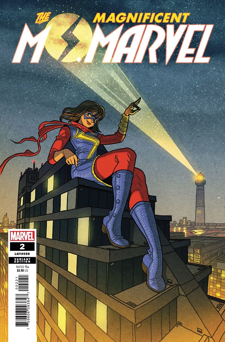 'The Magnificent Ms. Marvel #2' Variant Cover by Afu Chan