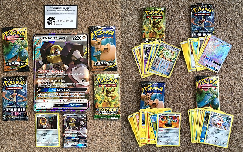 Contents of the Melmetal-GX Box, Images: Sophie Brow