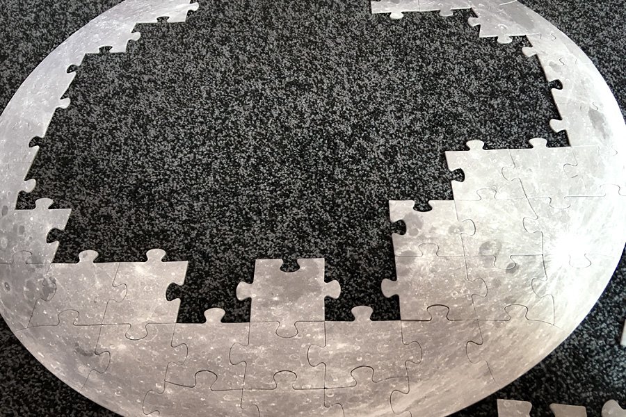 About Halfway Through Building the Moon, Image: Sophie Brown