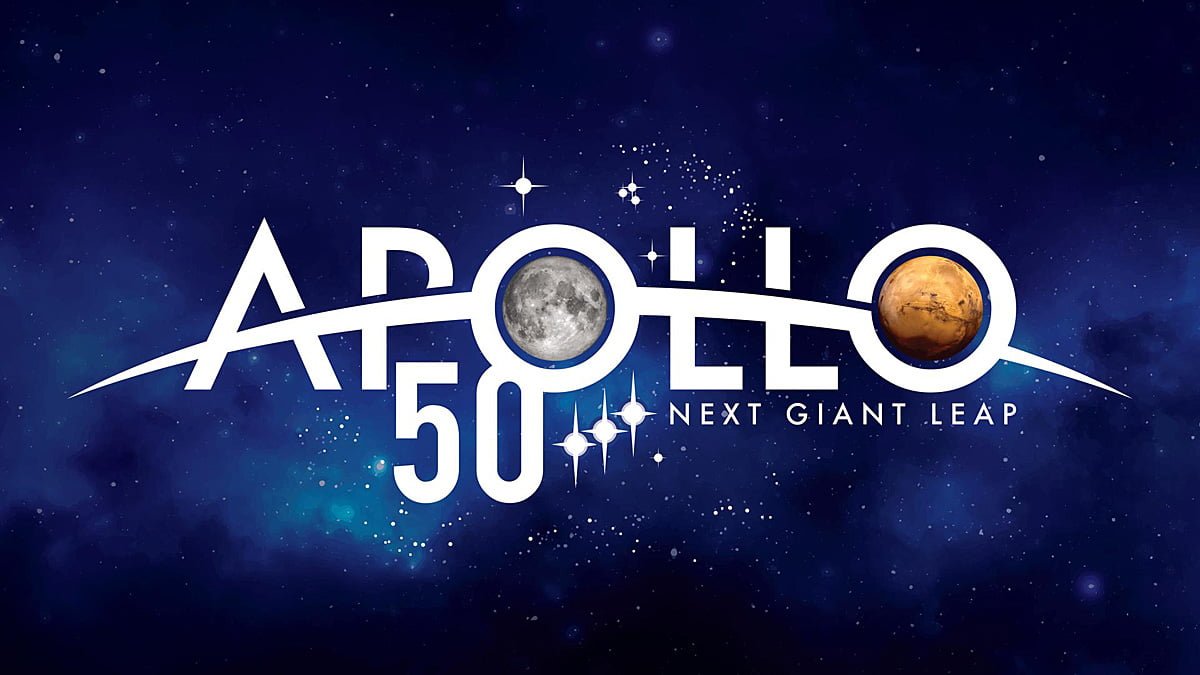 Apollo 50th Anniversary Logo, Image: NASA (Used Under Fair Use)