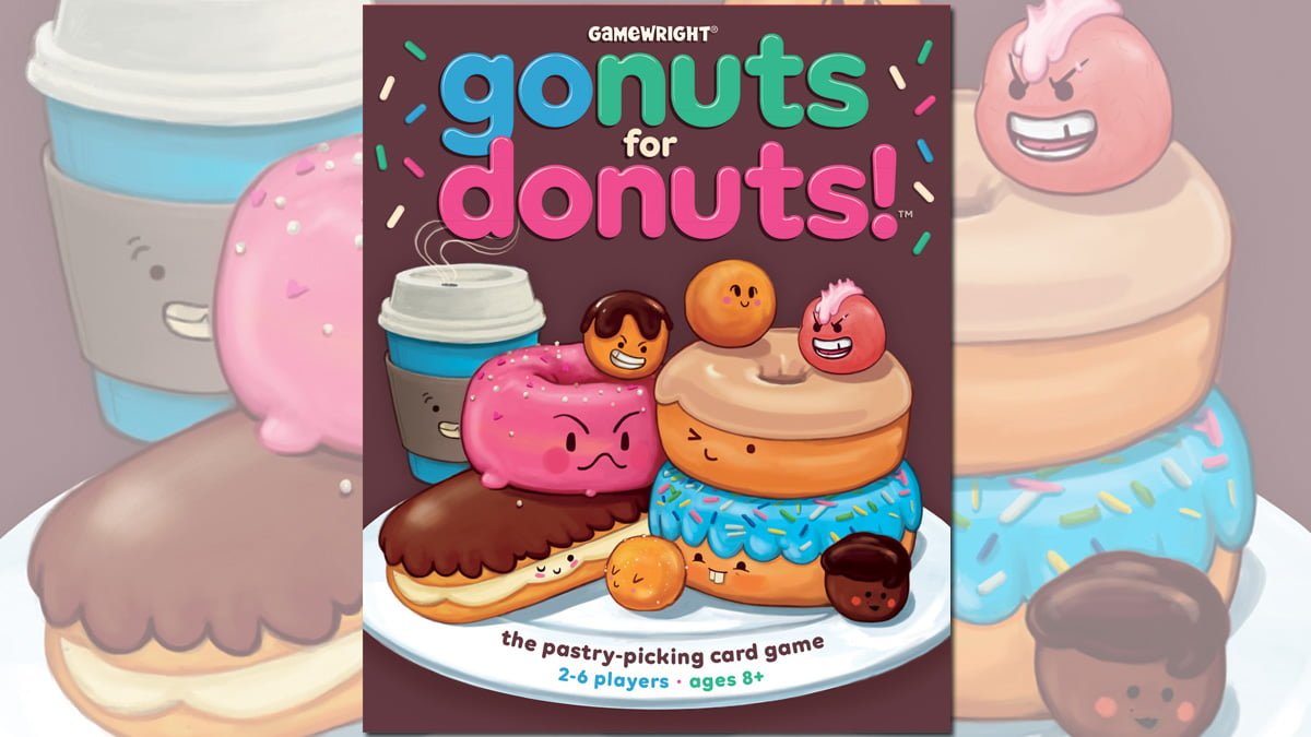 Gonuts for Donuts Card Board Game by Gamewright Factory 2017 Ages 8 for sale online