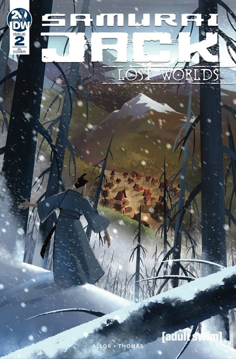 'Samurai Jack Lost Worlds #2' 1:10 Retailer Incentive Variant Cover by Sara Pitre-Durocher