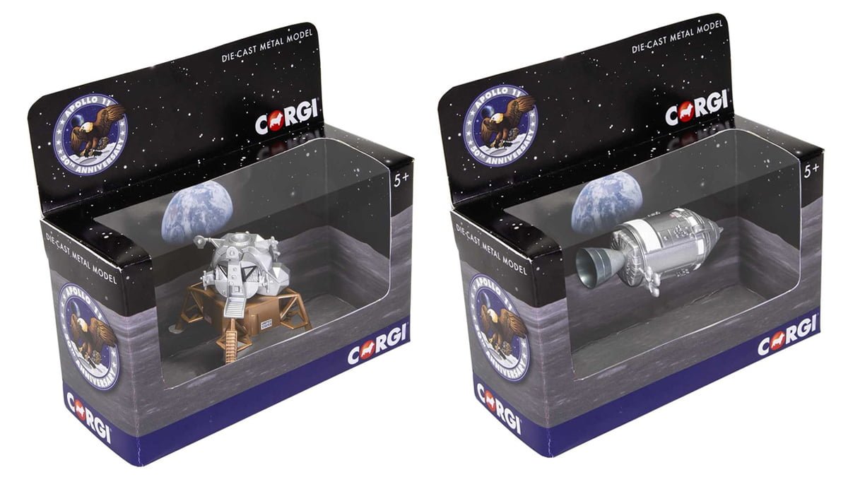 Apollo 11 Lunar Module and Command Module, Images: Corgi