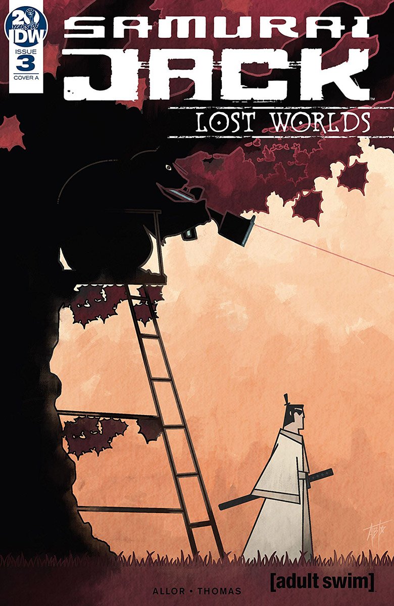 'Samurai Jack Lost Worlds #3' Cover Art