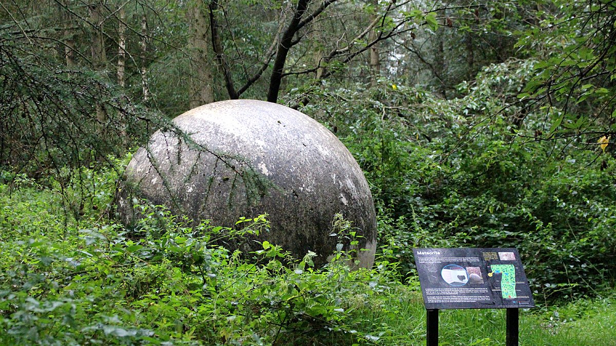 The Meteorite in Jodrell Bank Gardens, Image: Sophie Brown