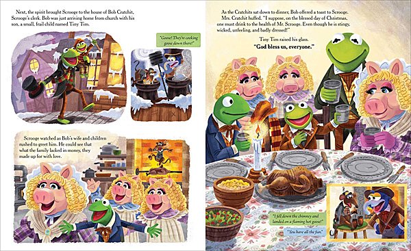 Pages of The Muppet Christmas Carol, Image: Insight Kids