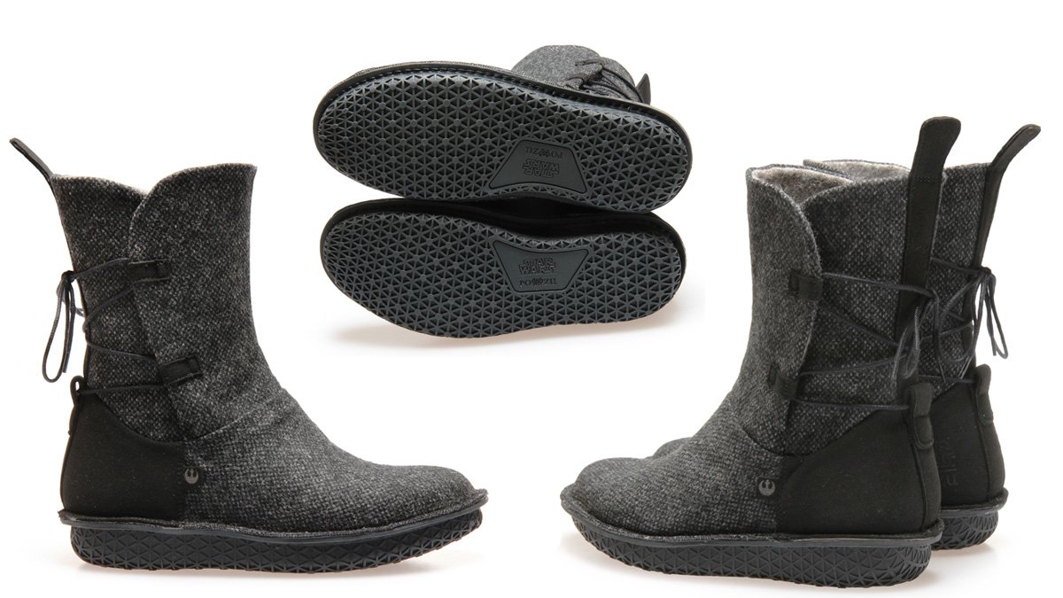 Rey Black Tweed Boots, Images: Po-Zu