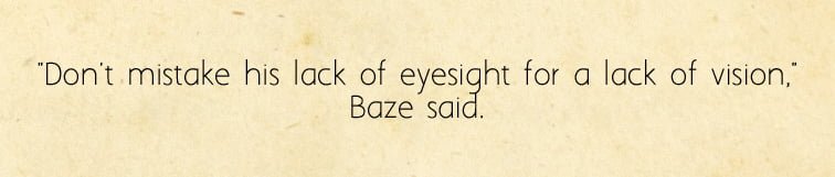 Baze Quips about Chirrut's Eyesight, Image Sophie Brown