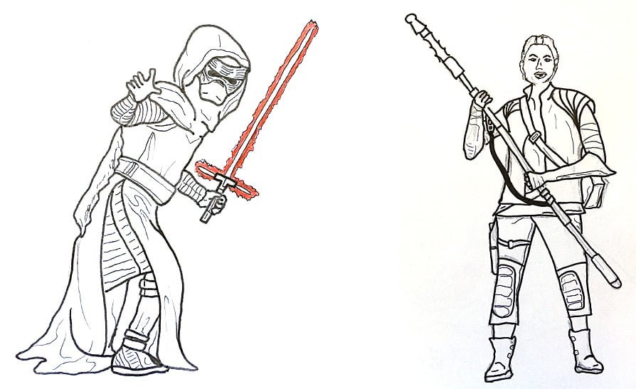 Star Wars Drawings, Image Sophie Brown