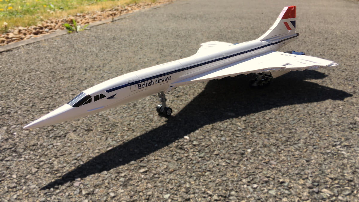 Completed Concorde Model, Image Sophie Brown